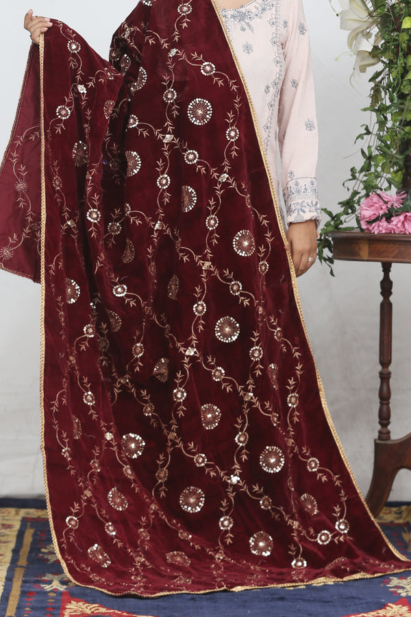 velvet Shawl 5mm seqnce